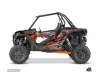 Polaris RZR 1000 UTV Evil Graphic Kit Grey Orange