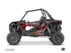 Polaris RZR 1000 UTV Evil Graphic Kit Grey Red