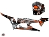 Kit Déco SSV Evil Polaris RZR 1000 Turbo 4 portes Gris Orange