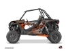 Polaris RZR 1000 Turbo UTV Evil Graphic Kit Grey Orange