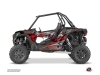 Polaris RZR 1000 Turbo UTV Evil Graphic Kit Grey Red