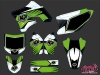 Kawasaki 250 KXF Dirt Bike Factory Graphic Kit