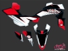 Yamaha 450 YFZ R ATV Factory Graphic Kit Red