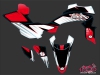 Yamaha 450 YFZ R ATV Factory Graphic Kit Red