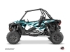 Kit Déco SSV Faster Polaris RZR 1000 Turbo Blanc Bleu