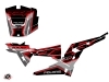Polaris RZR 1000 UTV Faster Graphic Kit Black Red
