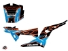 Polaris RZR 1000 UTV Faster Graphic Kit Orange Blue