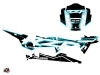 Kit Déco SSV Faster Polaris RZR 1000 Turbo 4 portes Blanc Bleu