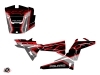 Polaris RZR 900 S UTV Faster Graphic Kit Black Red
