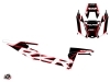 Polaris RZR RS1 UTV Faster Graphic Kit White Red