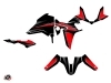 Honda Africa Twin CRF 1000 L Street Bike fighter Graphic Kit Red Black