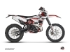 Beta 200 RR 2-stroke Dirt Bike FIRENZE Graphic Kit White Red Black