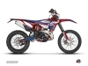 Beta 200 RR 2-stroke Dirt Bike FIRENZE Graphic Kit Red Blue