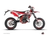 Beta RR 50 Motard 50cc FIRENZE Graphic Kit White Red Black