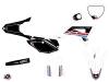 Honda 250 CRF Dirt Bike First Graphic Kit White