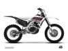 Honda 450 CRF Dirt Bike First Graphic Kit White