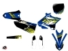 Yamaha 125 YZ Dirt Bike Flow Graphic Kit Yellow