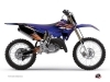 Yamaha 125 YZ Dirt Bike Flow Graphic Kit Orange