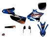 Yamaha 125 YZ Dirt Bike Flow Graphic Kit Orange