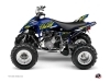 Yamaha 250 Raptor ATV Flow Graphic Kit Yellow