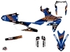 Yamaha 450 WRF Dirt Bike Flow Graphic Kit Orange