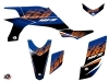 Yamaha 450 YFZ ATV Flow Graphic Kit Orange