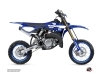 Kit Déco Moto Cross Vintage Yamaha 65 YZ Bleu