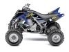 Yamaha 660 Raptor ATV Flow Graphic Kit Yellow