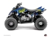 Yamaha 90 Raptor ATV Flow Graphic Kit Yellow