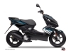 Yamaha Aerox Scooter Flow Graphic Kit Blue