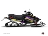 Yamaha Apex Snowmobile Flow Graphic Kit Purple