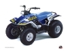 Yamaha Breeze ATV Flow Graphic Kit Yellow