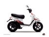 Yamaha BWS Scooter Flow Graphic Kit Red