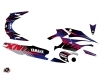 Yamaha FX Nitro Snowmobile Flow Graphic Kit Red