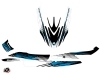 Yamaha FZR-FZS Jet-Ski Flow Graphic Kit Blue