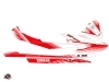 Yamaha GP 1800 Jet-Ski Flow Graphic Kit White Red