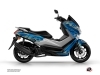 Kit Déco Maxiscooter Flow Yamaha NMAX 125 Bleu