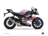 Yamaha R1 Street Bike Flow Graphic Kit Red