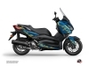 Kit Déco Maxiscooter Flow Yamaha XMAX 125 Bleu