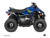 Yamaha 50 YFZ ATV Flow Graphic Kit yellow