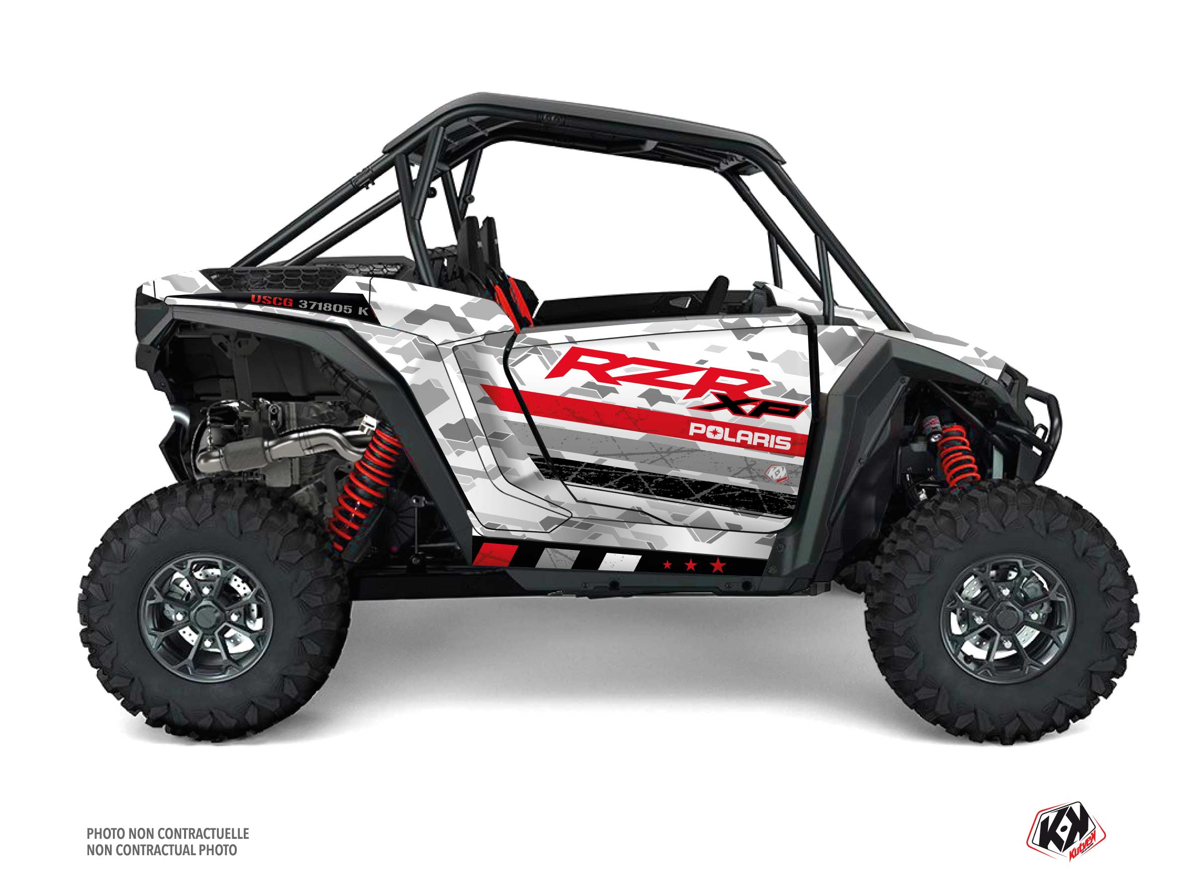 Kit Déco Ssv Force Polaris Rzr Xp Blanc Full