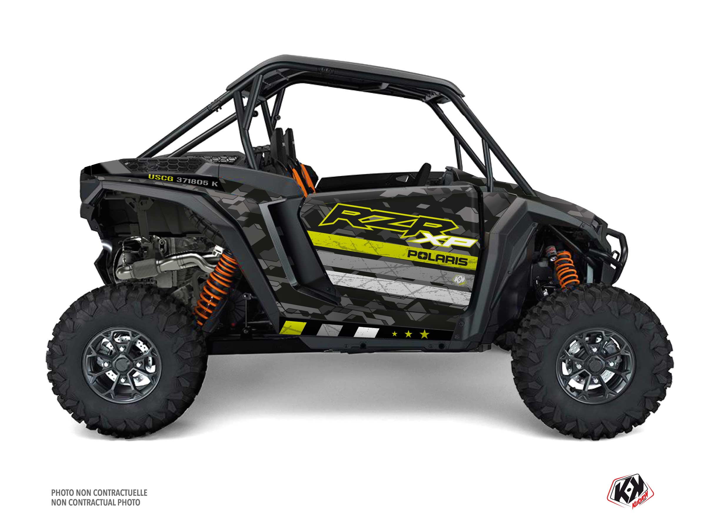 Kit Déco Ssv Force Polaris Rzr Xp Vert/neon