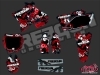 Yamaha 125 YZ Dirt Bike Freegun Graphic Kit Red