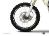 Graphic Kit Wheel decals Dirt Bike Freegun Blue Yellow