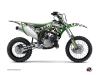 Kit Déco Moto Cross Freegun Eyed Kawasaki 110 KLX Vert