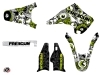 Kawasaki 250 KX Dirt Bike Freegun Eyed Graphic Kit Green LIGHT