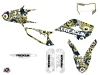 Kit Déco Moto Cross Freegun Eyed Husqvarna 125 TE Bleu Jaune