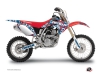 Kit Déco Moto Cross Freegun Eyed Honda 150 CRF Rouge