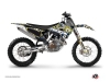 Kit Déco Moto Cross Freegun Eyed Husqvarna FC 250 Bleu Jaune