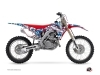 Honda 250 CRF Dirt Bike Freegun Eyed Graphic Kit Red